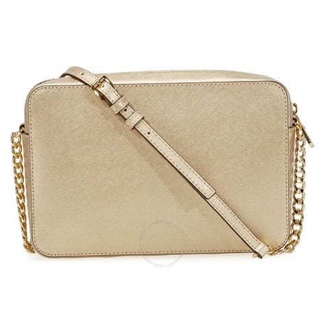 michael kors jet set pale gold|michael kors crossbody jet set.